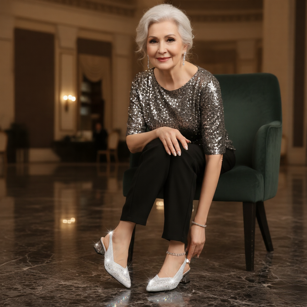 Glamour Komfort Slingbacks