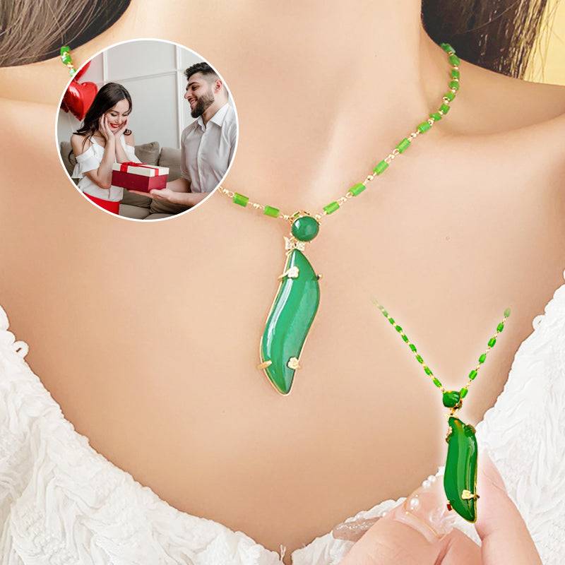 JadeGlow™ Lykkeamulett Halskjede