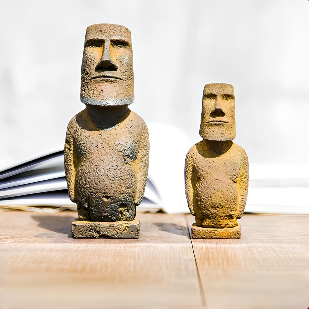 Moai Tiki Steinfigurer
