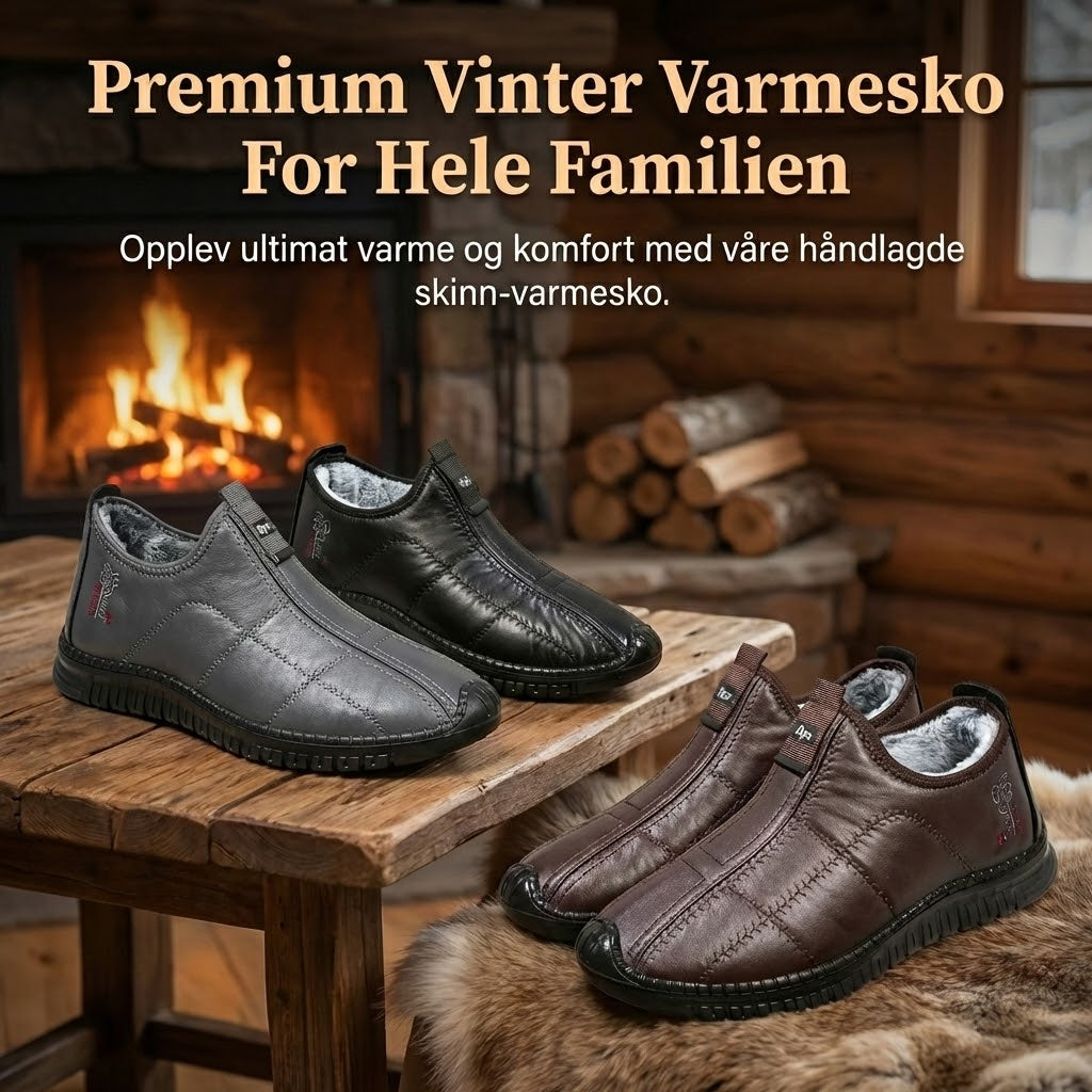 Premium Vinter Varmesko For Hele Familien